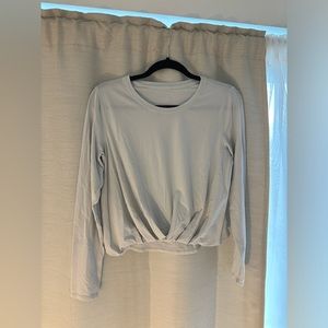 Light Grey Lululemon Long Sleeve